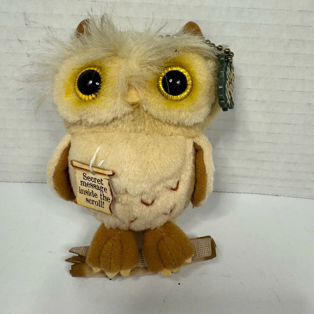 harry potter owl letter keychain plush
